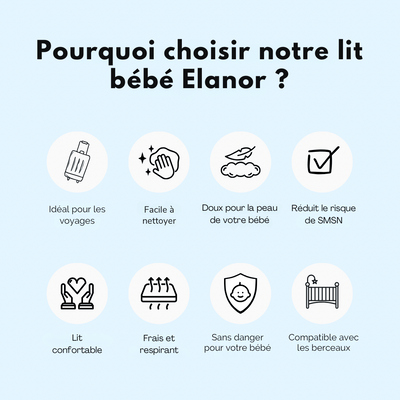 lit anti-reflux & anti-coliques pour bébé