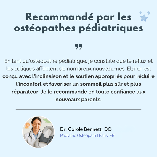 lit anti-reflux & anti-coliques pour bébé