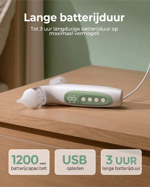 2-in-1 elektrische neuszuiger