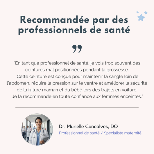 Ceinture de sécurité pour grossesse