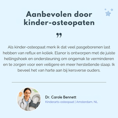 Anti-reflux- en anti-koliekbedje voor baby's
