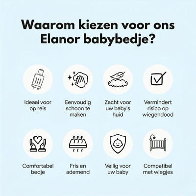 Anti-reflux- en anti-koliekbedje voor baby's