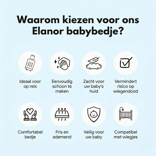 Anti-reflux- en anti-koliekbedje voor baby's