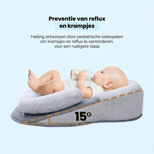 Anti-reflux- en anti-koliekbedje voor baby's